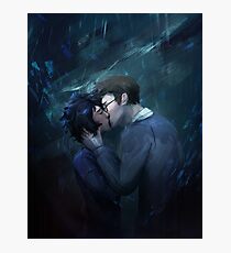 Blue Kissed Him Photographic Print