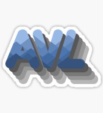 Asheville Mountainside Sticker