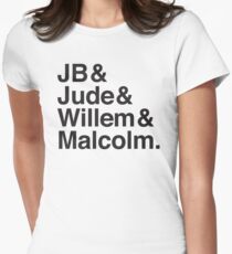JB & Jude & Willem & Malcolm Women's Fitted T-Shirt