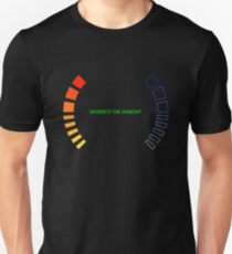 Where's the Armor? Unisex T-Shirt
