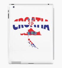Kroatien Flagge Karte iPad-Hülle & Klebefolie