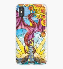 The Fey Man Stained Glass Dragon iPhone Case/Skin