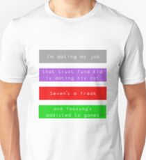 Mystic Messenger | No Girlfriends Unisex T-Shirt
