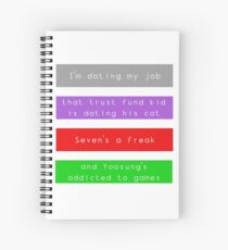 Cuaderno de espiral Mystic Messenger | Sin novias