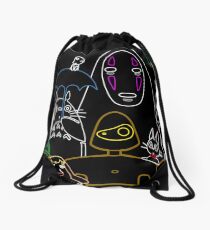 Ghibli mix v2 Drawstring Bag