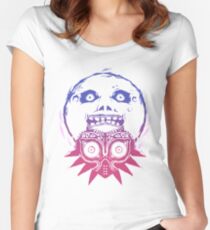 Majora's mask - Colour Gradient Women's Fitted Scoop T-Shirt