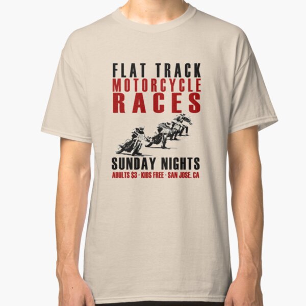 flat track t shirt