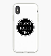 Circles Ain't Ralph Tho iPhone Case