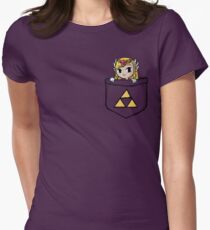 Legende von Zelda - Pocket Zelda Tailliertes T-Shirt für Frauen