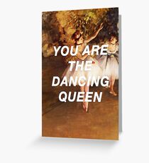 Degas 'Dancing Queen Grußkarte