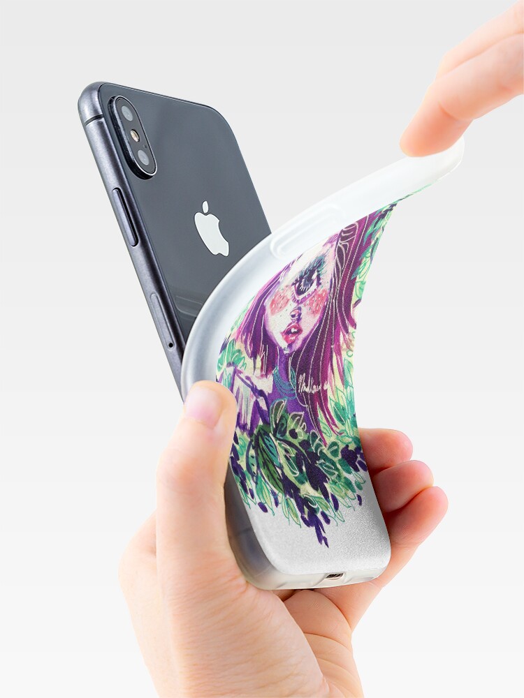 Alternate view of Eye in the Bushes iPhone Case & Cover