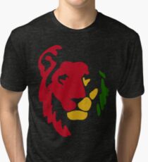 Camiseta de tejido mixto Reggae Rasta de León