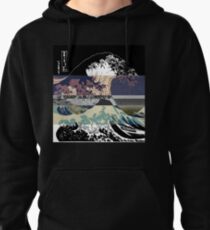 The Great Wave Hokusai Threshold Invert Pullover Hoodie
