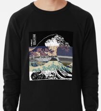 der große Wellenfarbfehler Leichter Pullover
