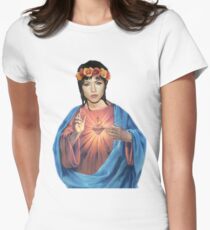 Carlegend Slay Jepsus Women's Fitted T-Shirt