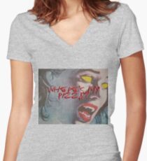 P Womens Fitted V Neck T Shirt P Womens Fitted V Neck T Shirt