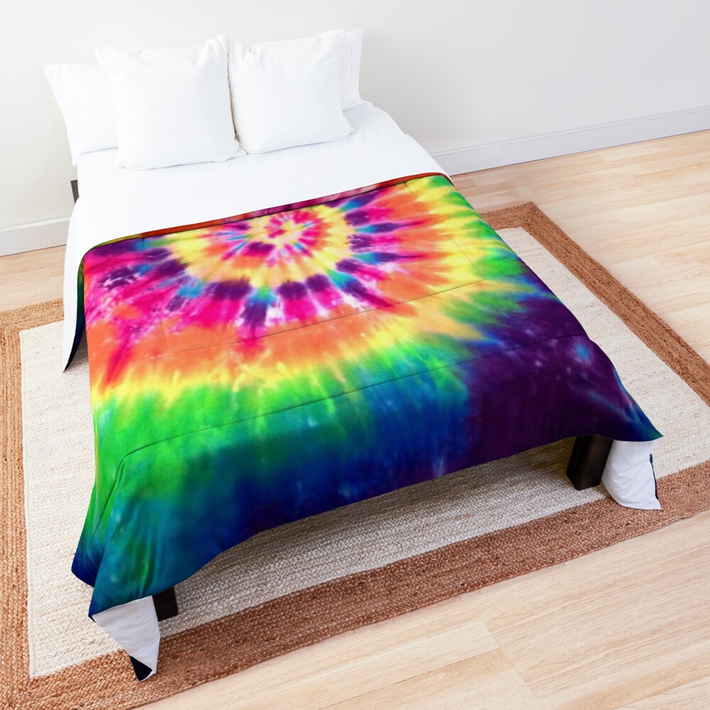 Tie Dye Comforter By Mad Designs Redbubble