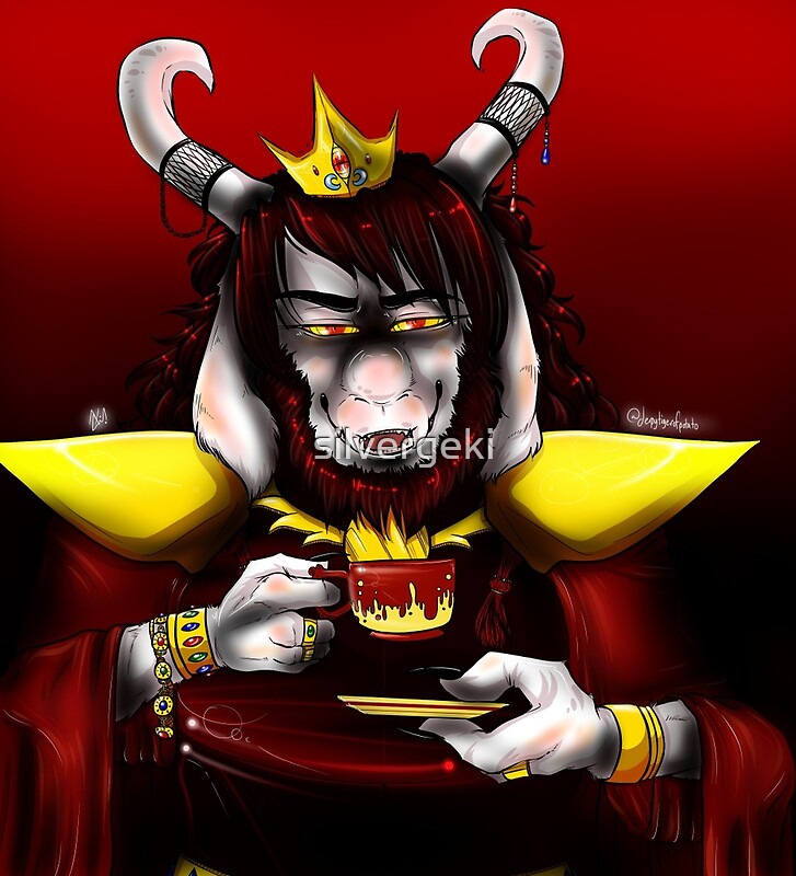 "Underfell Asgore" by silvergeki | Redbubble