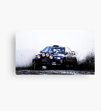 Subaru Rally Car Canvas Print
