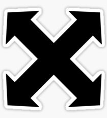 Assault Arrows Blk Sticker