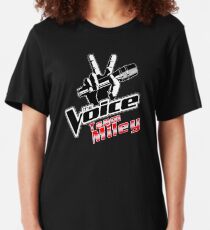 Team Miley - The Voice Slim Fit T-Shirt