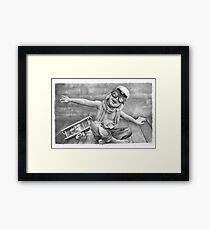 Off to an adventure Framed Print