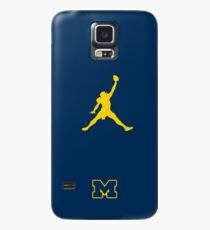 Funda/vinilo para Samsung Galaxy Hombre de fútbol de Michigan