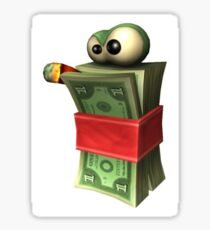 Conker's Bad Fur Day Money Man Sticker