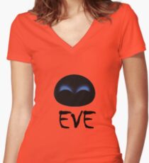 Eve Wall E Women's Fitted V-Neck T-Shirt
