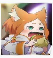 Mimi eats a burger Poster