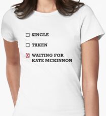 Waiting for Kate McKinnon Women's Fitted T-Shirt
