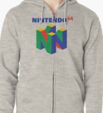Nintendo 64 Logo Zipped Hoodie