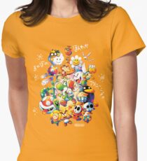 Yoshi's Island 2 - スーパーマリオ ヨッシーアイランド Women's Fitted T-Shirt