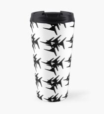 Black stars light Travel Mug