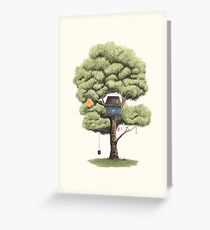 Tyre Swing Greeting Card
