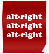 Alt rechts Poster