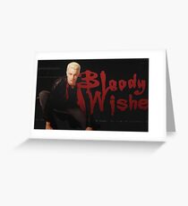 Bloody Wishes from Spike the Vampire - Halloween Greeting Card