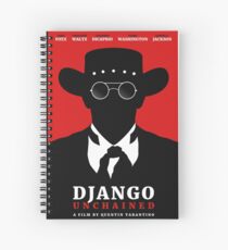 Django Unchained film poster Spiral Notebook