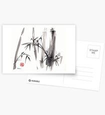 'after the rain' Original ink wash painting Postcards