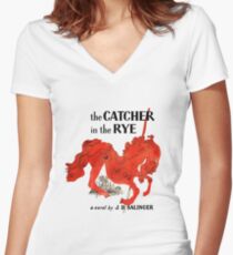 The Catcher In The Rye Women's Fitted V-Neck T-Shirt
