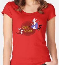 Worker and parasite Women's Fitted Scoop T-Shirt