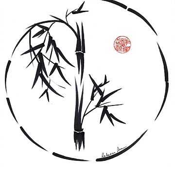 Arte de pincel de tinta Enso