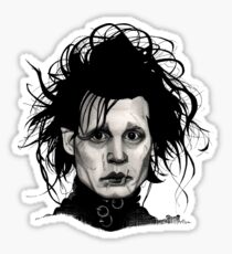 Tribute to Edward Scissorhands *RE-EDITED Sticker