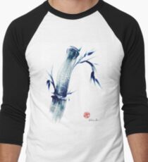 MEDITATE - Zen wash painting Men's Baseball ¾ T-Shirt