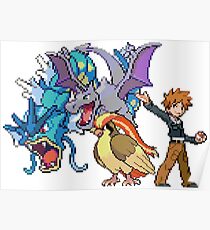 Trainer Blue Approaches! Poster