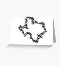 Texas Christmas Lights Greeting Card