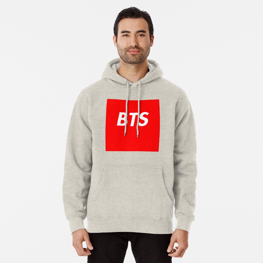 bts red hoodie