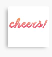 Cheers! watercolor Metal Print