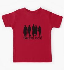 Sherlock Silhouettes Kids Tee