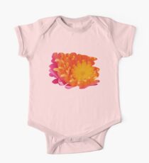 Looking Inside a Pink Water Lily One Piece - Short Sleeve